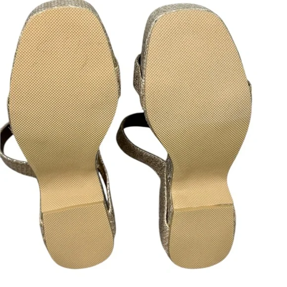 Beach by Matisse sable gold platform sandals size 7 - Picture 7 of 11